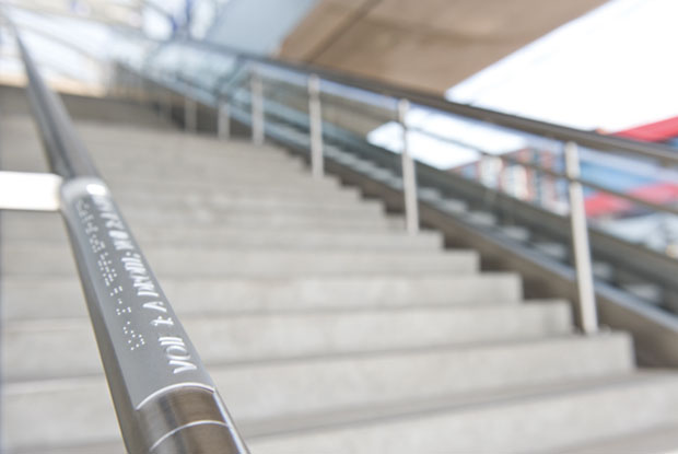 ILIS - Produkte Leitsystem im Bahnhof Belval-Université in Luxe