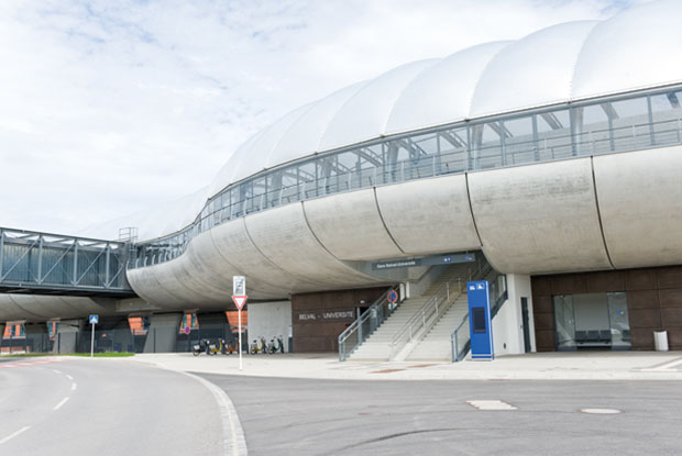 ILIS - Produkte Leitsystem im Bahnhof Belval-Université in Luxe